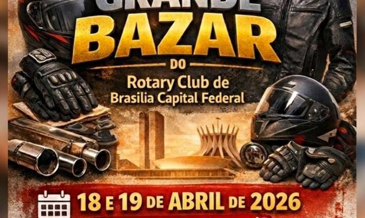 Brasília acelera pela solidariedade no 1º Encontro Motociclístico do Rotary
