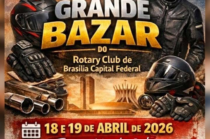 Brasília acelera pela solidariedade no 1º Encontro Motociclístico do Rotary