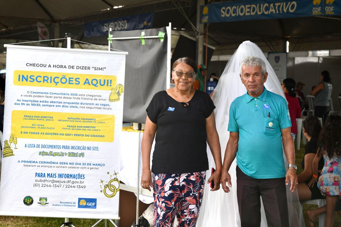 Casamento Comunitário transforma sonho em realidade para casais do DF