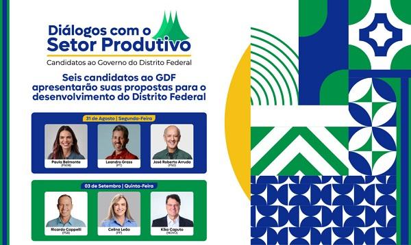 Setor produtivo do DF abre rodada de sabatinas com candidatos ao Buriti
