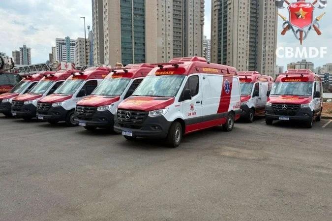 CBMDF renova 53% da frota operacional e amplia capacidade de resposta no Distrito Federal