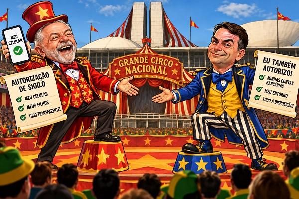 O espetáculo dos sigilos: quando a política confunde o eleitor com plateia