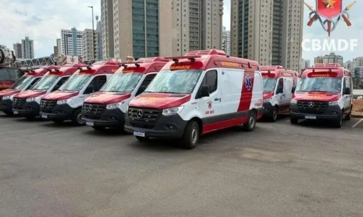 CBMDF renova 53% da frota operacional e amplia capacidade de resposta no Distrito Federal