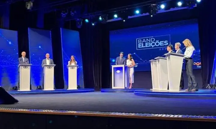 Debate na Band coloca gestão de Celina Leão, futuro do BRB e saúde pública no centro das eleições 2026